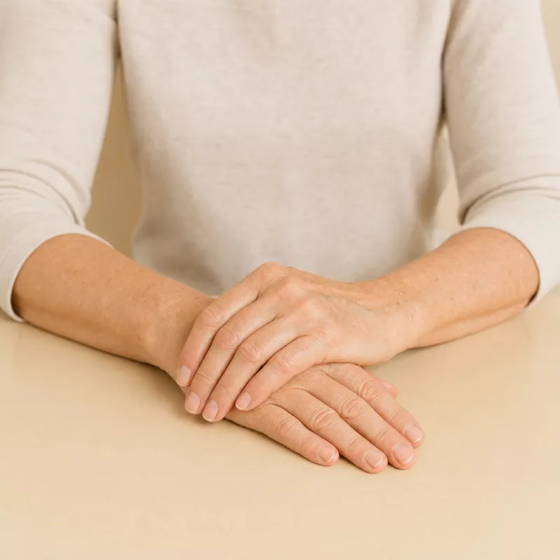 Handrücken mit zarter, alternder Haut – Symbolbild für die Handverjüngung